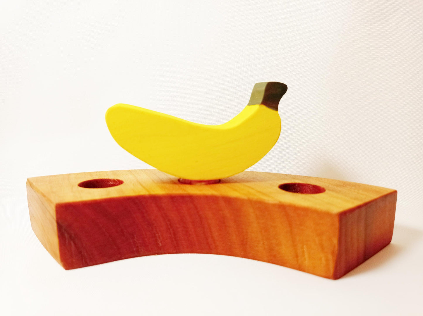 Banana waldorf celebration ring ornament