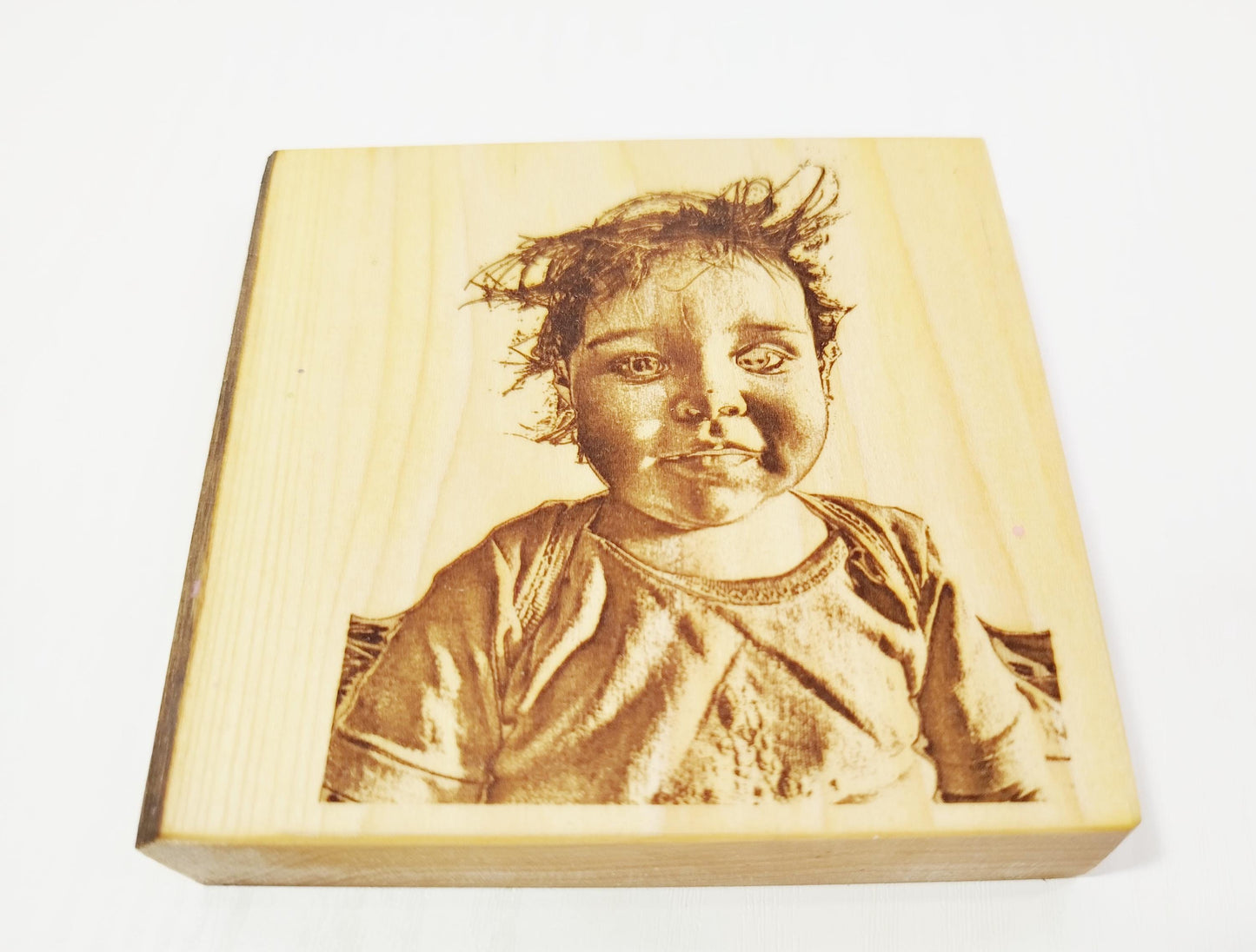 Wood portrait, photo on wood, burned wood photo, wood family portrait, anniversary gift, gift for her, mother's day gift, gift for dad