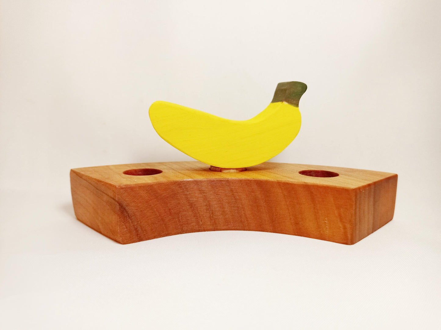 Banana waldorf celebration ring ornament