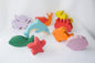 Sea life animals, sea animlas, ocean animals, sea creatures, under the sea, wooden toy set, waldorf toy, birthday present, christmas gift