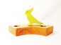cockatoo parrot celebration ring ornament,  wooden birthday ring ornament, birds wooden waldorf ornaments, open ended play, nursery decor