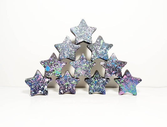 Stacking stars wooden toy set, galaxy wooden toy stacker, wooden stacking toy, wooden stars toy set, gift for toddlers, imaginative play toy