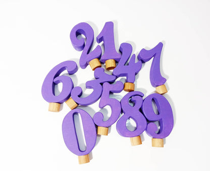 10 numbers birthday ring ornament set