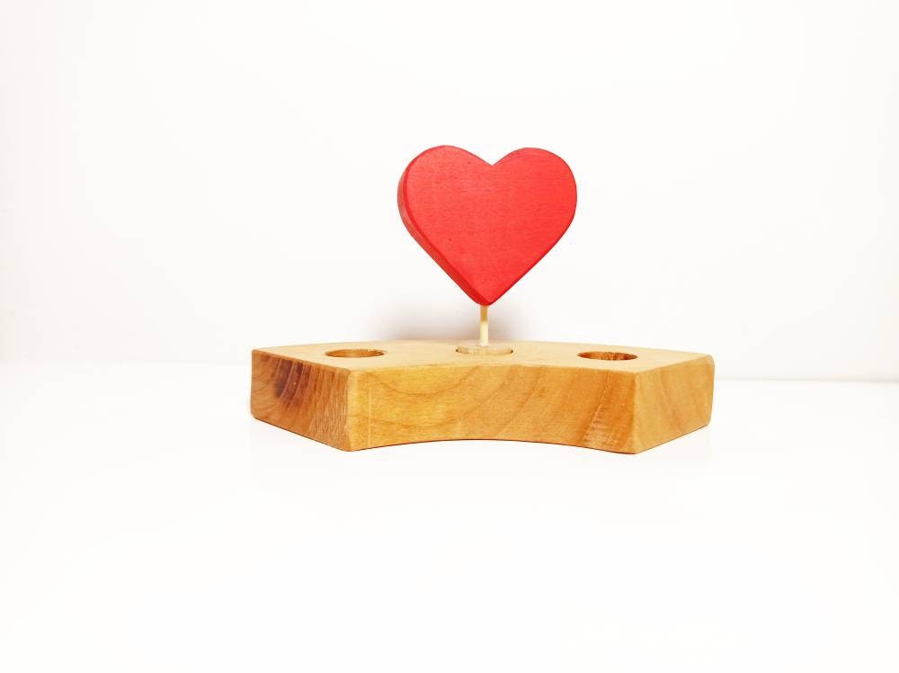 Heart waldorf celebration ring ornament