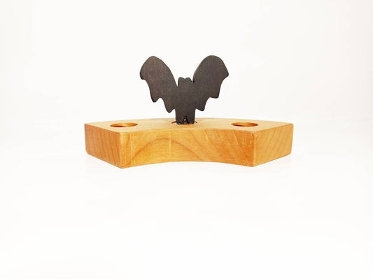 Bat waldorf birthday ring ornament