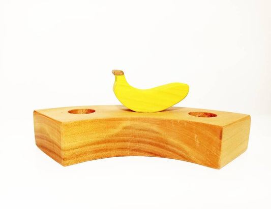 Banana waldorf celebration ring ornament