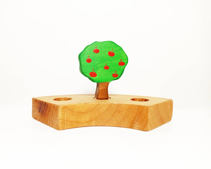 Appple tree waldorf celebration ring ornament