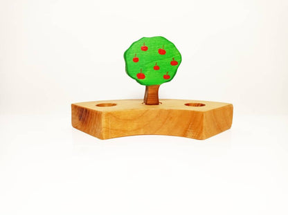 Appple tree waldorf celebration ring ornament