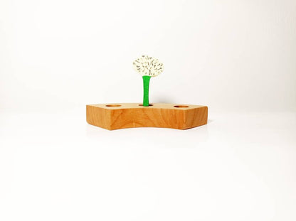 Dandelion celebration birthday ring ornament, waldorf birthday ring decoration, seasonal table decoration, waldorf flower ring ornament