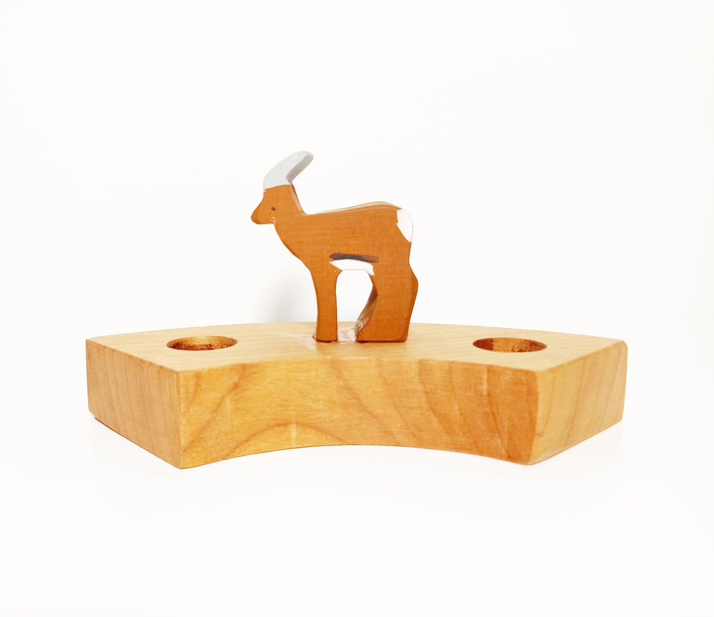 Antelope waldorf birthday celebration ring ornament