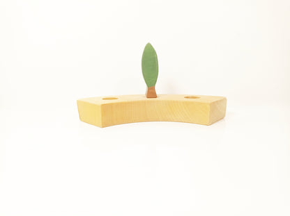 Poplar tree celebration ring ornament, waldorf birthday ring ornament tree, seasonal table decoration, tree ring ornament, waldorf inspired