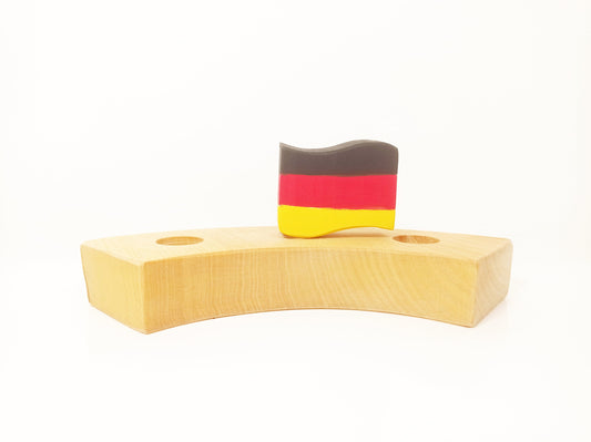 German flag waldorf celebration ring ornament, waldorf birthday ring ornament decor, flag ring ornament, waldorf inspired, geburtstags kranz