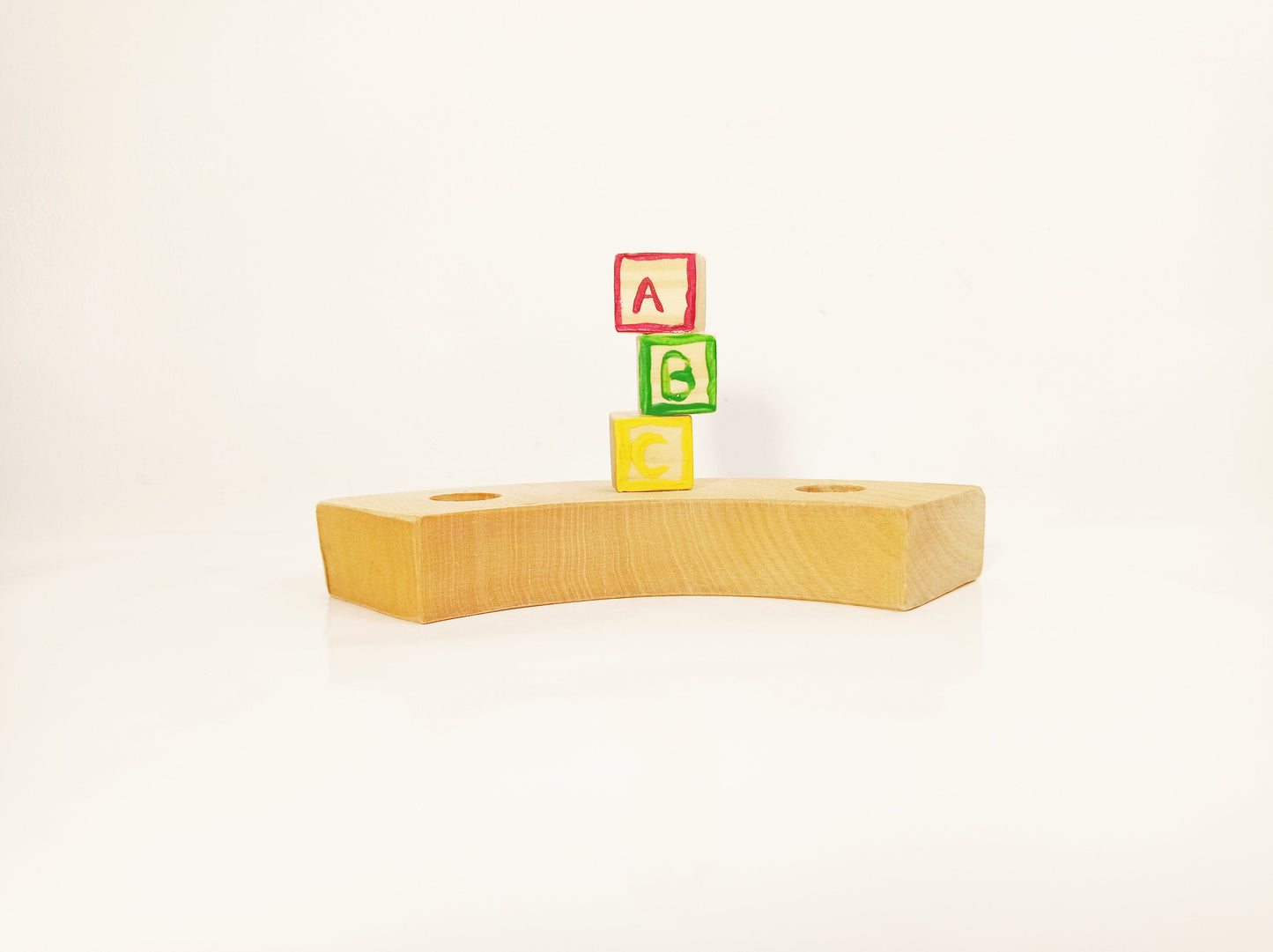 Kids blocks celebration ring ornament, waldorf birthday ring decoration ornament, blocks ornament, waldorf inspired seasonal table decor