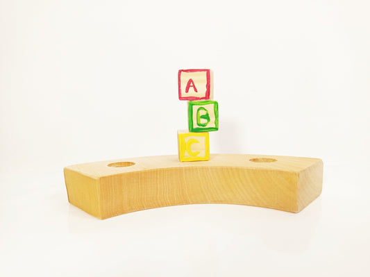 Kids blocks celebration ring ornament, waldorf birthday ring decoration ornament, blocks ornament, waldorf inspired seasonal table decor