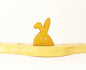 Bunny waldorf birthday ring ornament