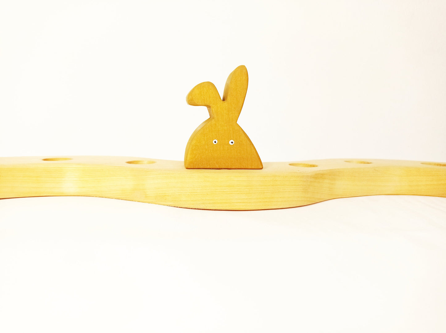 Bunny waldorf birthday ring ornament