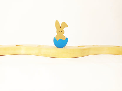 Bunny in Easter egg celebration ring ornament