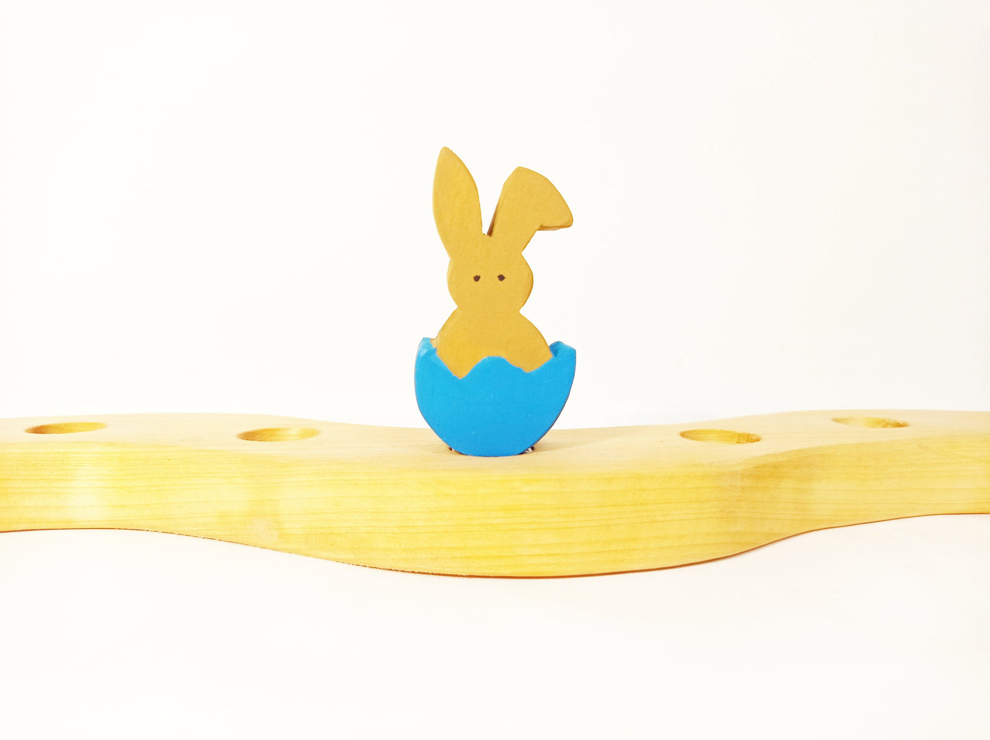 Bunny in Easter egg celebration ring ornament