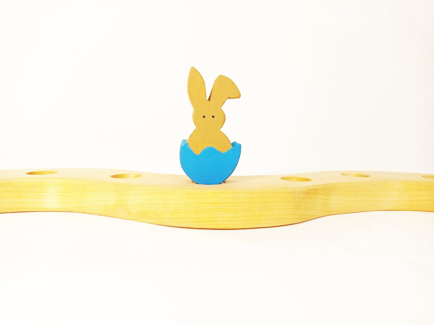 Bunny in Easter egg celebration ring ornament