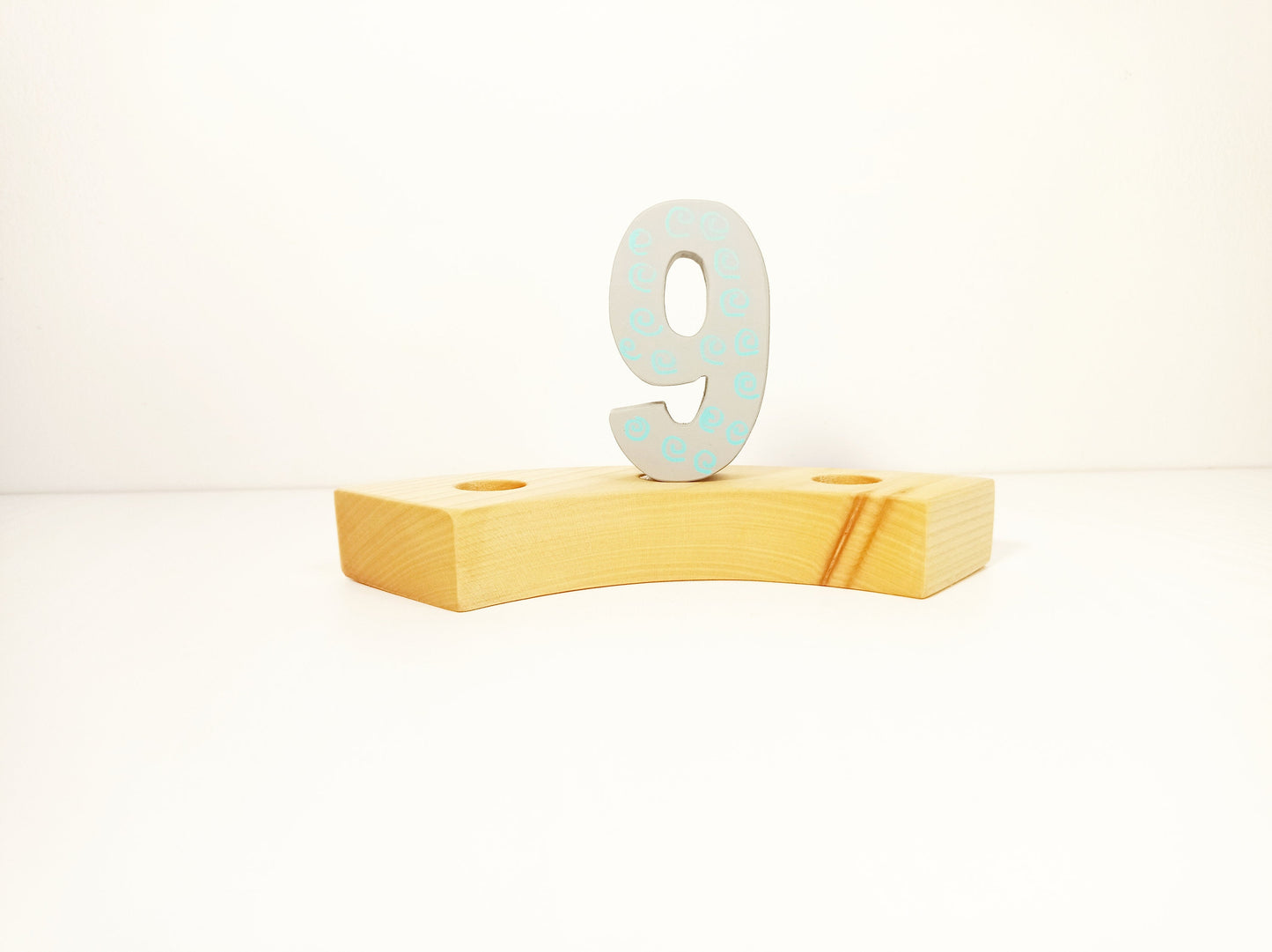 Waldorf number 9 birthday ring ornament, waldorf ring ornament, waldorf decoration, birthday ring, birthday decorations, waldorf numbers