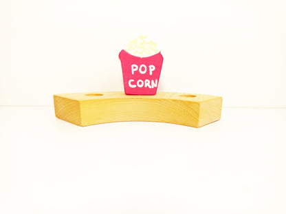 Popcorn celebration ring ornament, waldorf birthday ring ornament popcorn, seasonal table decoration, waldorf inspired birthday, jaar ring