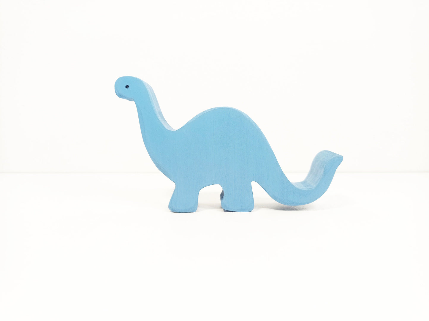 Brontosaur dinosaur wooden toy