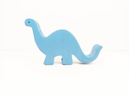 Brontosaur dinosaur wooden toy