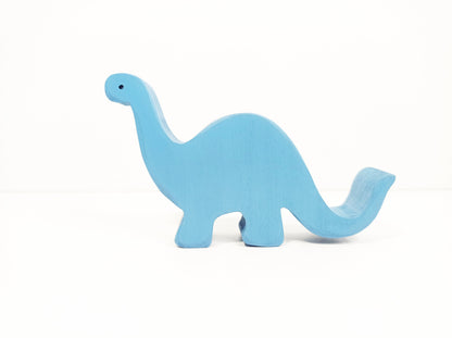 Brontosaur dinosaur wooden toy