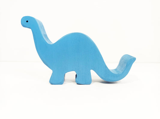 Brontosaur dinosaur wooden toy