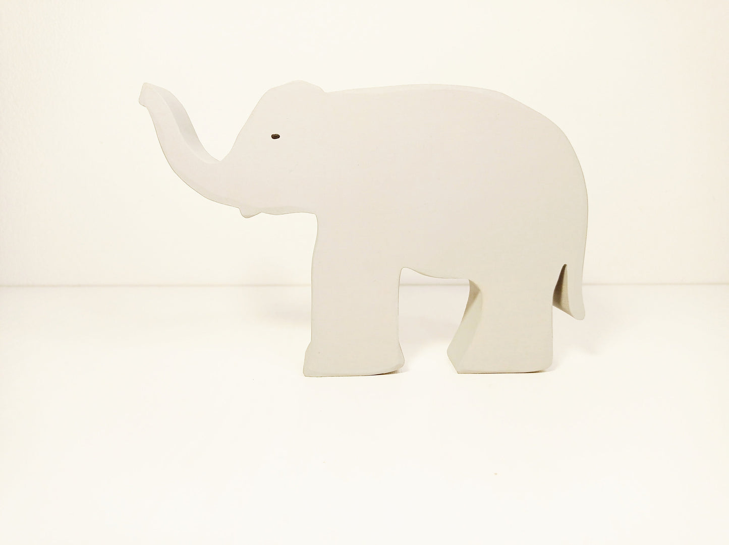 Elephant with trunk up wooden toy, waldorf inspired wooden toy, birthday and christmas gift for kids and toddlers, handmade wooden toys