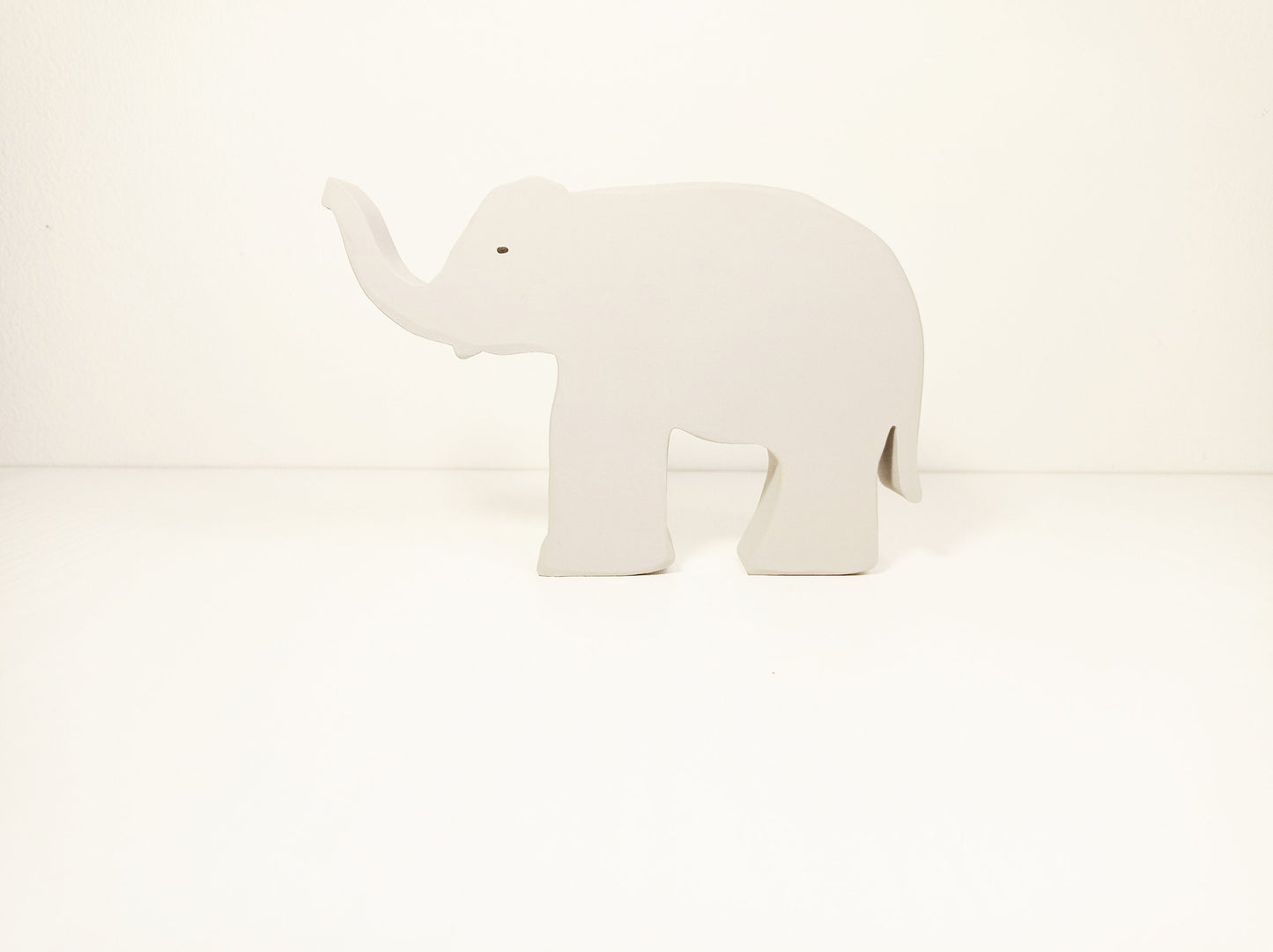 Elephant with trunk up wooden toy, waldorf inspired wooden toy, birthday and christmas gift for kids and toddlers, handmade wooden toys