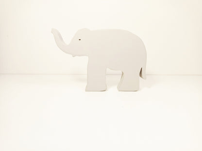 Elephant with trunk up wooden toy, waldorf inspired wooden toy, birthday and christmas gift for kids and toddlers, handmade wooden toys