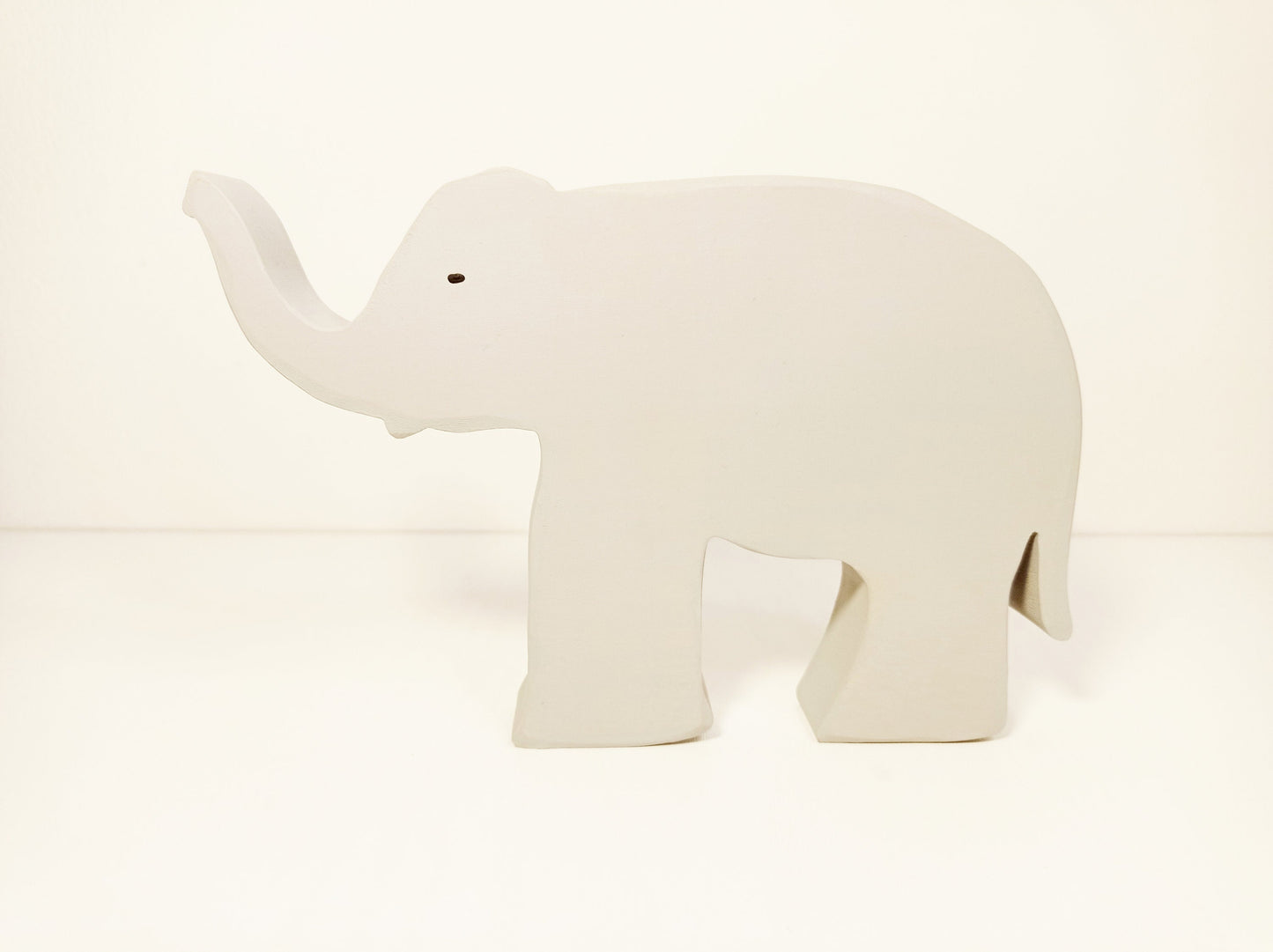 Elephant with trunk up wooden toy, waldorf inspired wooden toy, birthday and christmas gift for kids and toddlers, handmade wooden toys