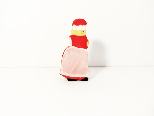 Mrs Claus waldorf inspired wooden toy, wooden Santa toy, Mrs Claus wooden toy, christmas gift for kids, wooden christmas decorations