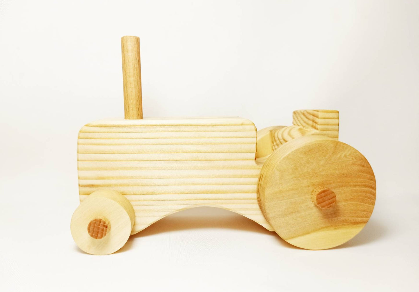 Tractor wooden toy, tractor wooden toy, farm toy for kids, christmas gift for kids, first birthday gift, wooden transportation toy