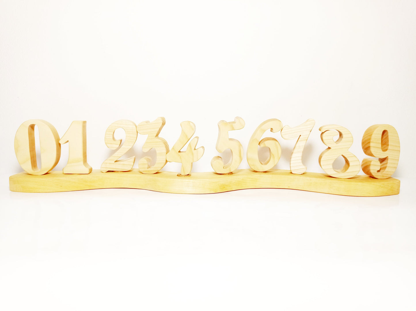 Waldorf birthday ring ornaments set of 10 numbers