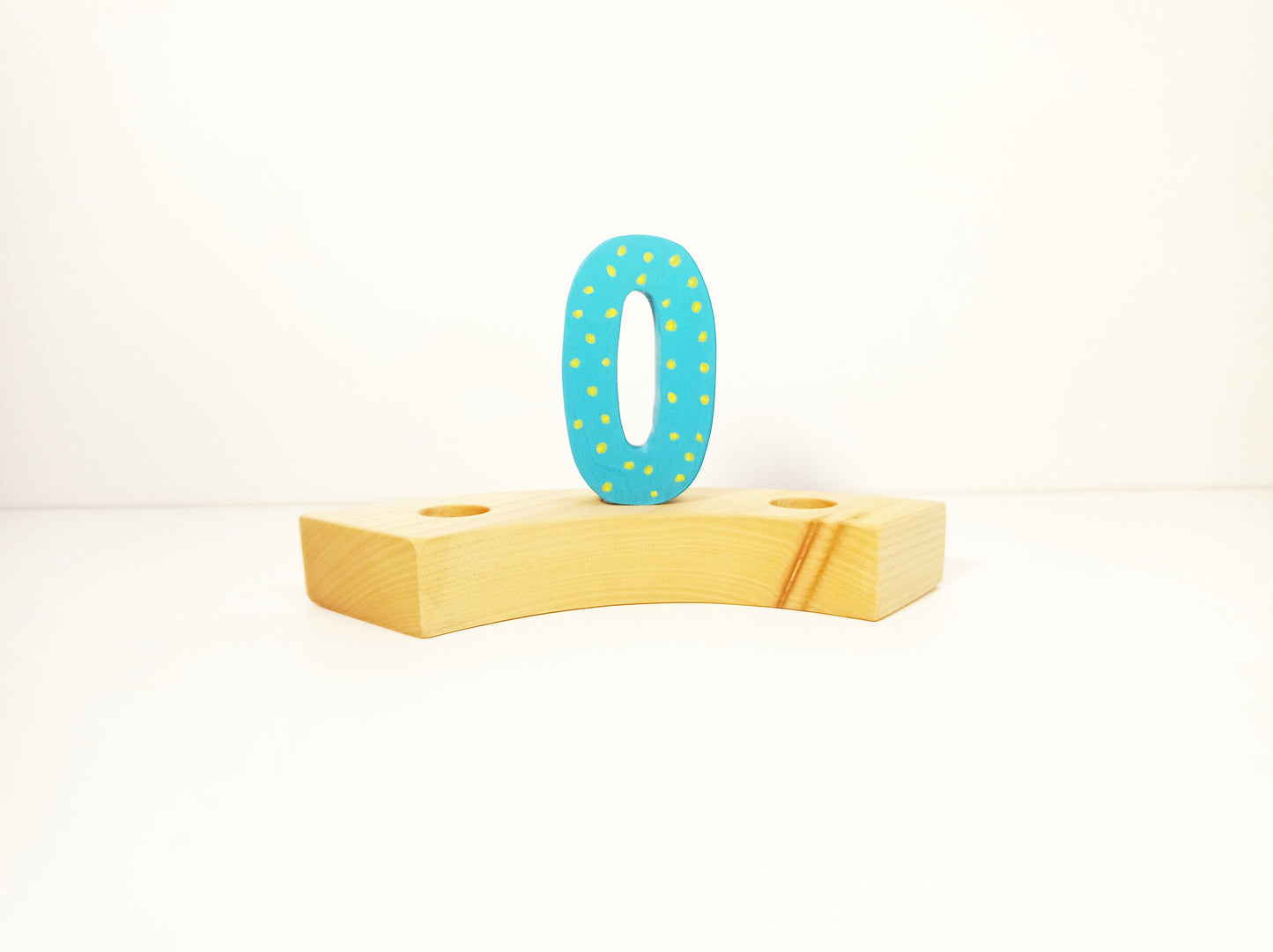 Number 0 birthday ring ornament, waldorf ring ornament, waldorf decoration, birthday ring, birthday decorations, waldorf numbers, jaar ring