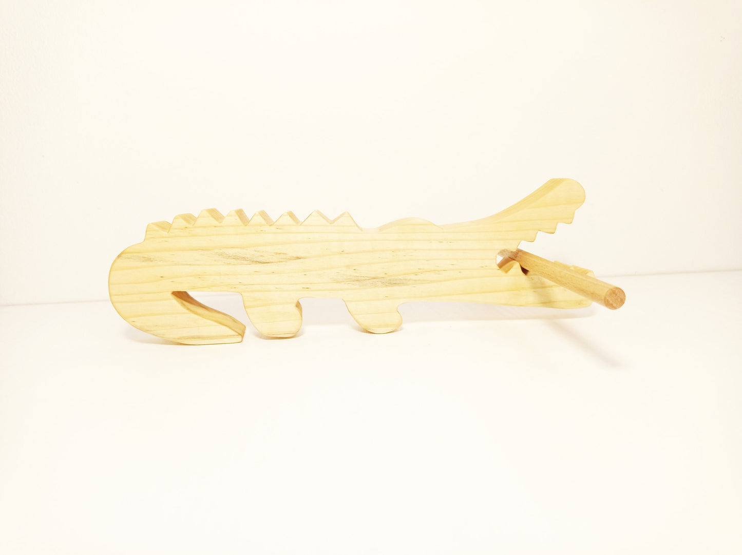 Wooden natural  percussion musical instrument, waldorf wooden instruments, handmade eco kids gift, kids musical instrument, alligator toy